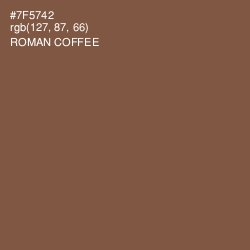 #7F5742 - Roman Coffee Color Image